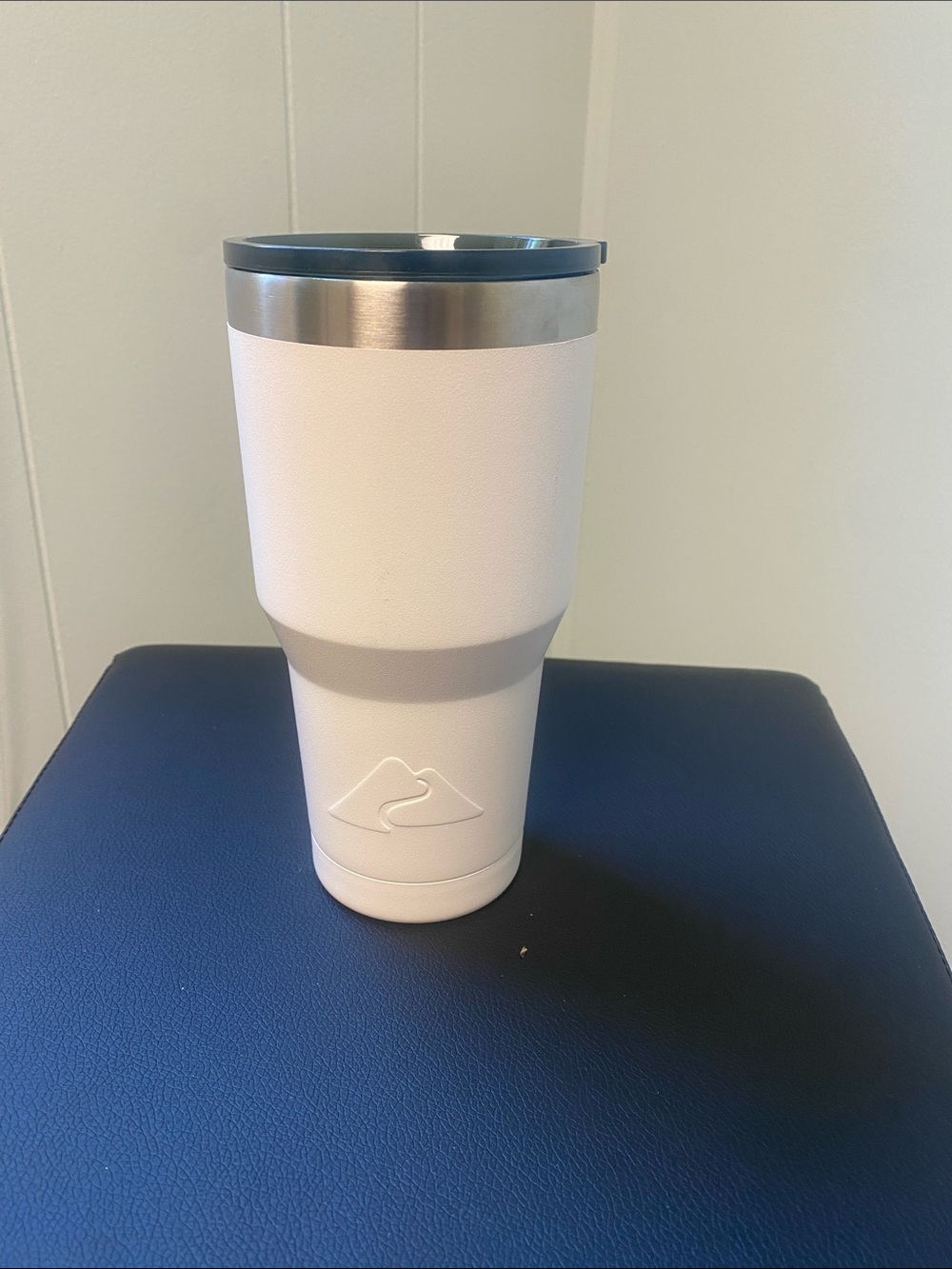 Ozark Trail White and Silver Insulated Tumbler